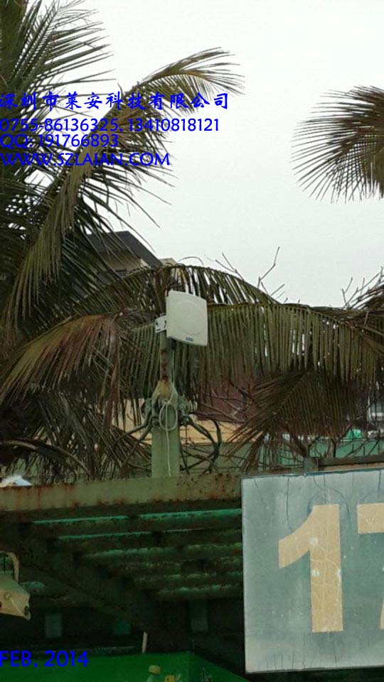 5.8G户外高带宽无线网桥，户外远距离高清监控传输方案