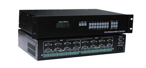 VGA矩阵切换器8进8出带音频