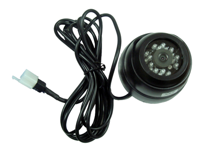 彩传黑半球海螺GPS专用车载红外摄像机