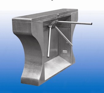 高档小区蝶型三辊闸，远程控制桥式三辊闸