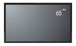 华视65寸液晶监视器