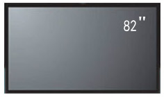 华视82寸液晶监视器