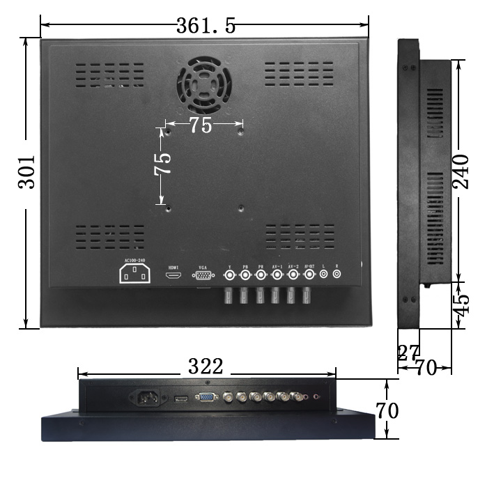 专业高清液晶监视器