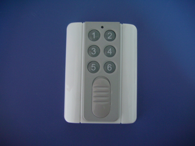 超薄带底座六键固定码遥控器