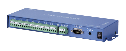 十六口RS-485总线隔离集线器9600bps波特率