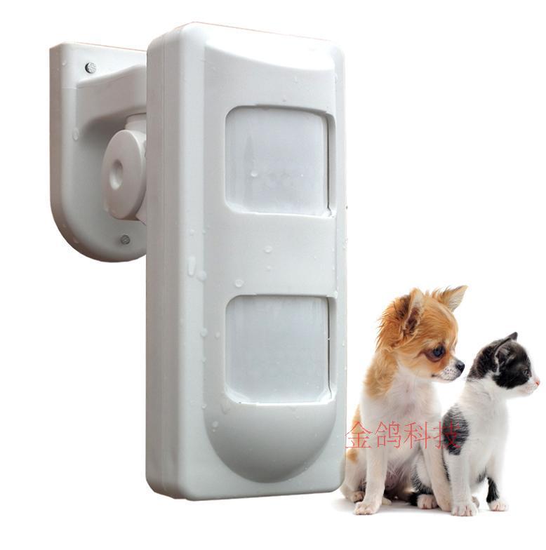 有线室外红外探头 微波防宠物红外探测器