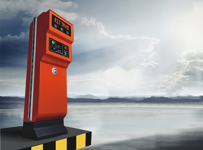 红门智能停车场取卡刷卡票箱TF6