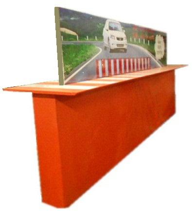 全自动升降路障机