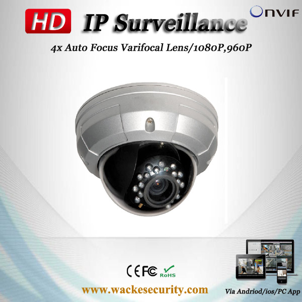 1/3 inch progressive scan CMOS image sensor Auto Focus IP camera