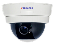 720P CMOS 宽动态低照度 防暴网络半球摄像机