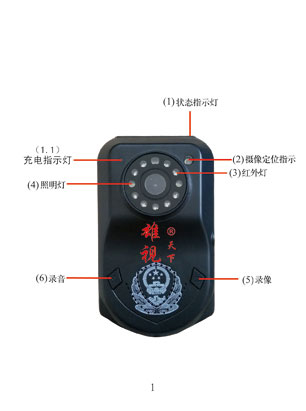 高清红外夜视执法记录仪厂家直销