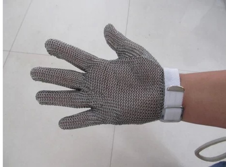 不锈钢丝防割手套、屠宰裁剪手套