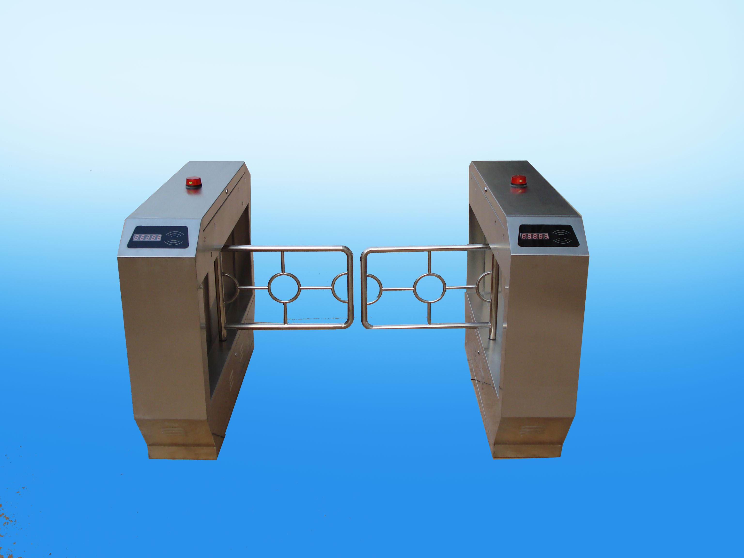 一卡通桥式蝶形摆闸门禁考勤摆闸