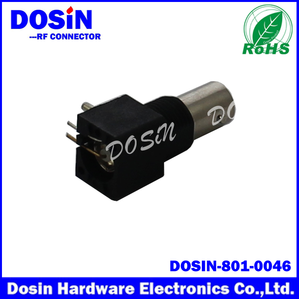 单联黑胶BNC-KWE防雷防静电视频连接器