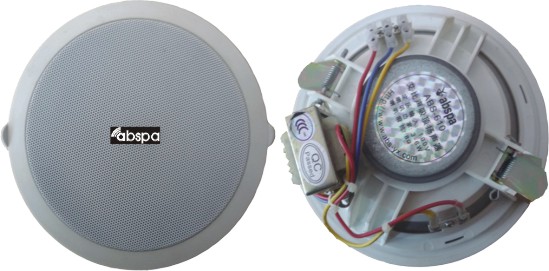 艾比声ABS-501金属天花吸顶喇叭经济实惠音质好