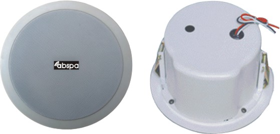 公共广播系统ABS501D带金属后罩吸顶喇叭