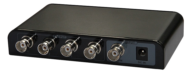 sdi分配器1进4出,1x4 hd-sdi分配器