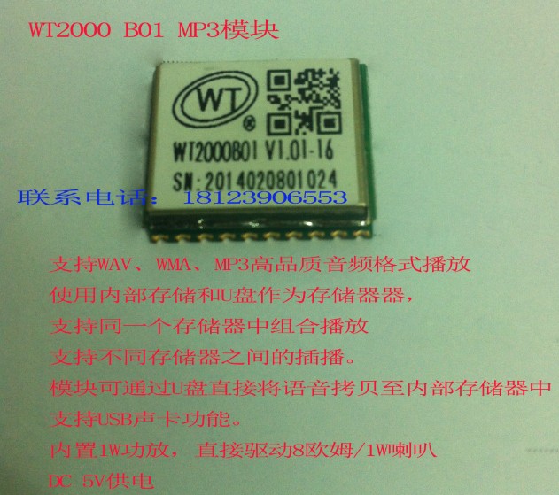 防盗报警器语音提示芯片-语音播放模块方案开发