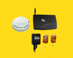 无线GSM烟雾报警器 无线GSM光电烟雾报警器