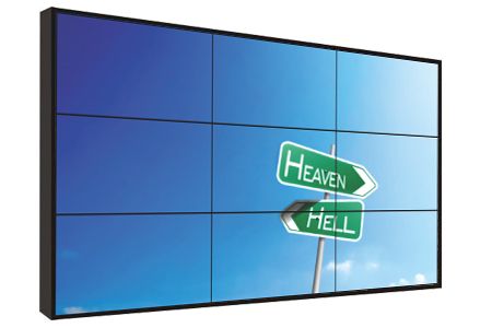 55寸超窄边液晶拼接墙