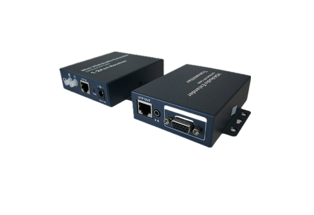 鹏讯防雷高清VGA双绞线传输 VGA转网线传输 VGA延长器