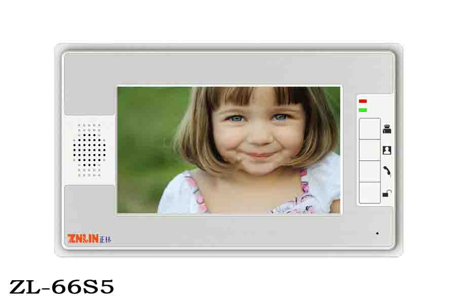 彩色高清可视对讲分机珠海正林科技楼宇对讲厂家