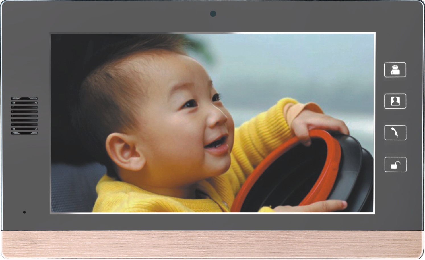 拉丝金与镜面结合主机