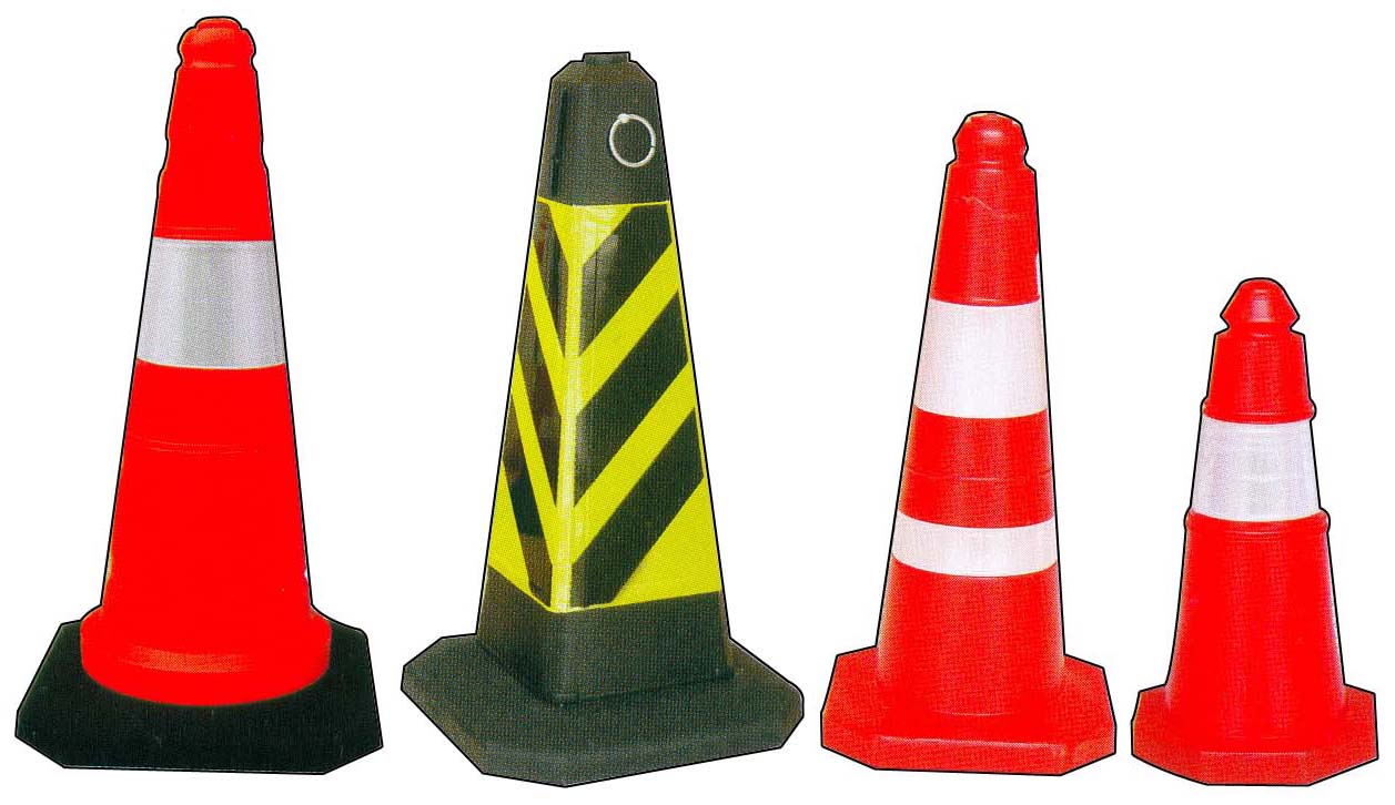 交通反光路锥LED灯橡胶路锥