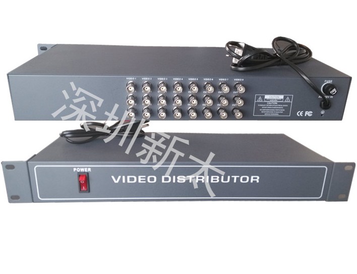 8进16出视频分配器一分二画面