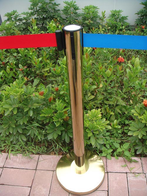 展会隔离栏 栏杆座价格 一米线