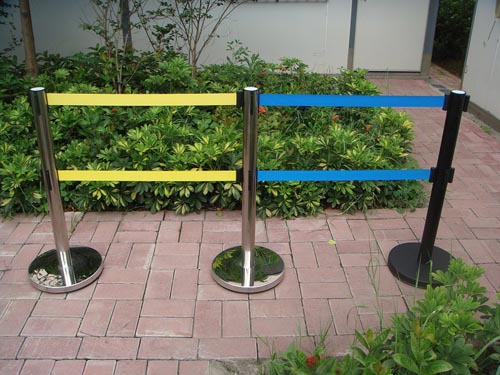 展会隔离栏 酒店一米线 栏杆座