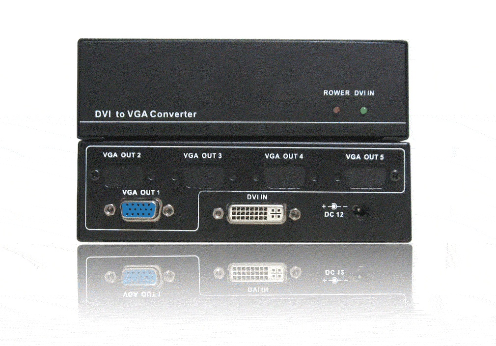 广州格芬DVI转VGA转换器