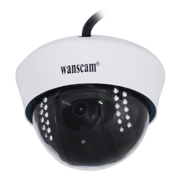 wanscam品牌C128室内吸顶红外夜视半球IP网络摄像机