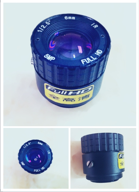 500万像素高清网络摄像机镜头6MM