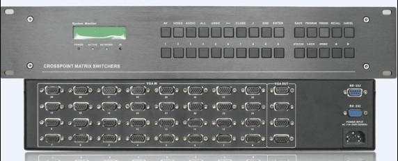 广州格芬GF-VGA1616 VGA矩阵16进16出高清矩阵