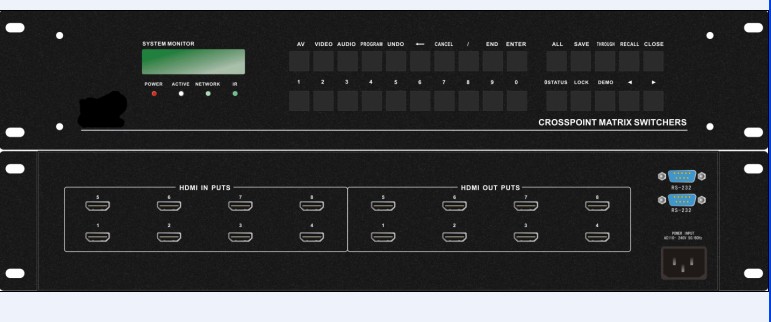 广州格芬GF-HDMI0808 HDMI矩阵8进8出