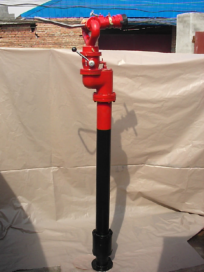 防冻自泄消防炮座一体