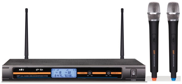 HOMY豪麦U段真分集一拖二UT-780无线麦克风 