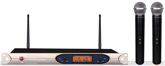 HOMY豪麦UD-730一拖二U段无线麦克风