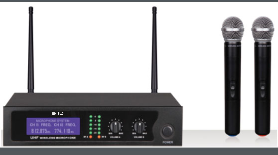 HOMY豪麦UD-910一拖二U段无线麦克风