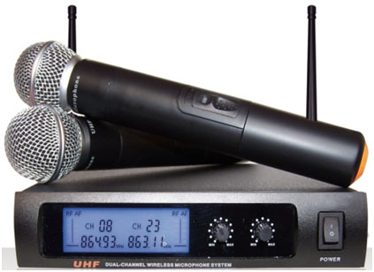 HOMY豪麦UD-670一拖二U段无线麦克风