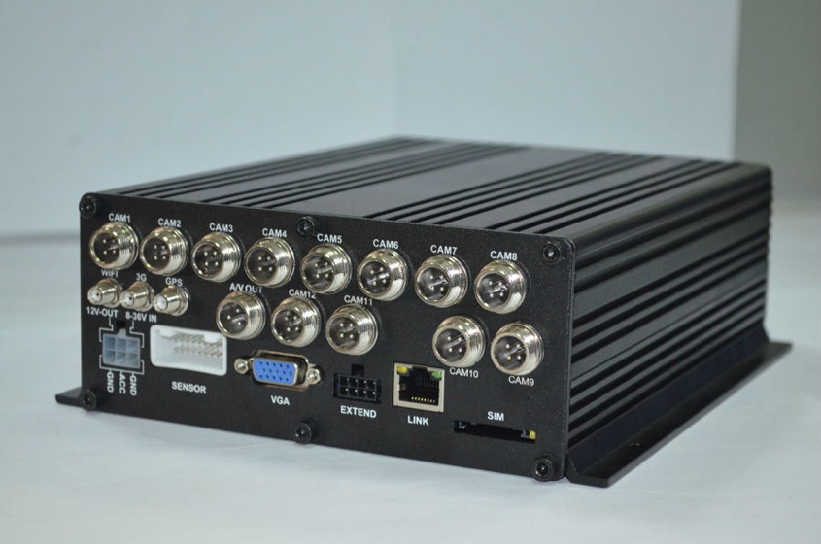 12路全实时960H车载录像机
