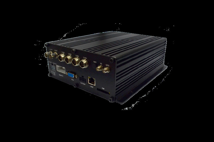 车载3G/4G视频监控全四路960H车载录像机