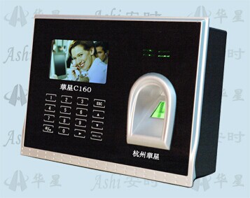 C160 彩屏U盘网络型无膜脱机指纹考勤机