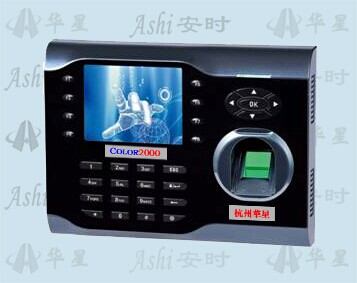 大容量超高速彩屏网络型无膜脱机指纹考勤机