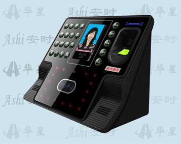 彩屏网络型人脸（面部）无膜指纹混合验证考勤一体机