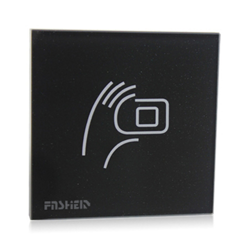 HID门禁读卡器-高档写字楼专用\表面钢化玻璃\86式标准嵌入安装型