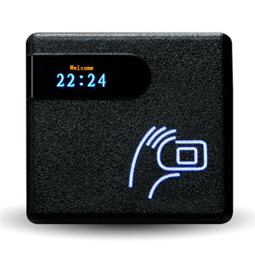 IC液晶读卡器-豪华型\带时间显示\刷卡显示卡号的门禁读卡器