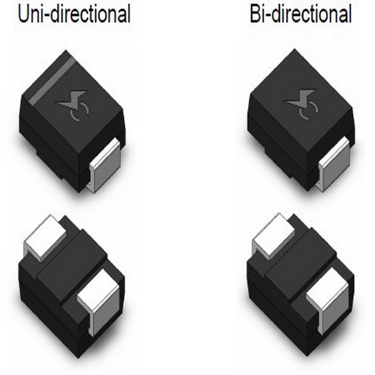 600W硕凯TVS二极管SMBJ5.0CA大量供应