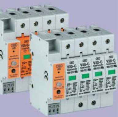 带声光报警电源防雷器 V25-B/AS